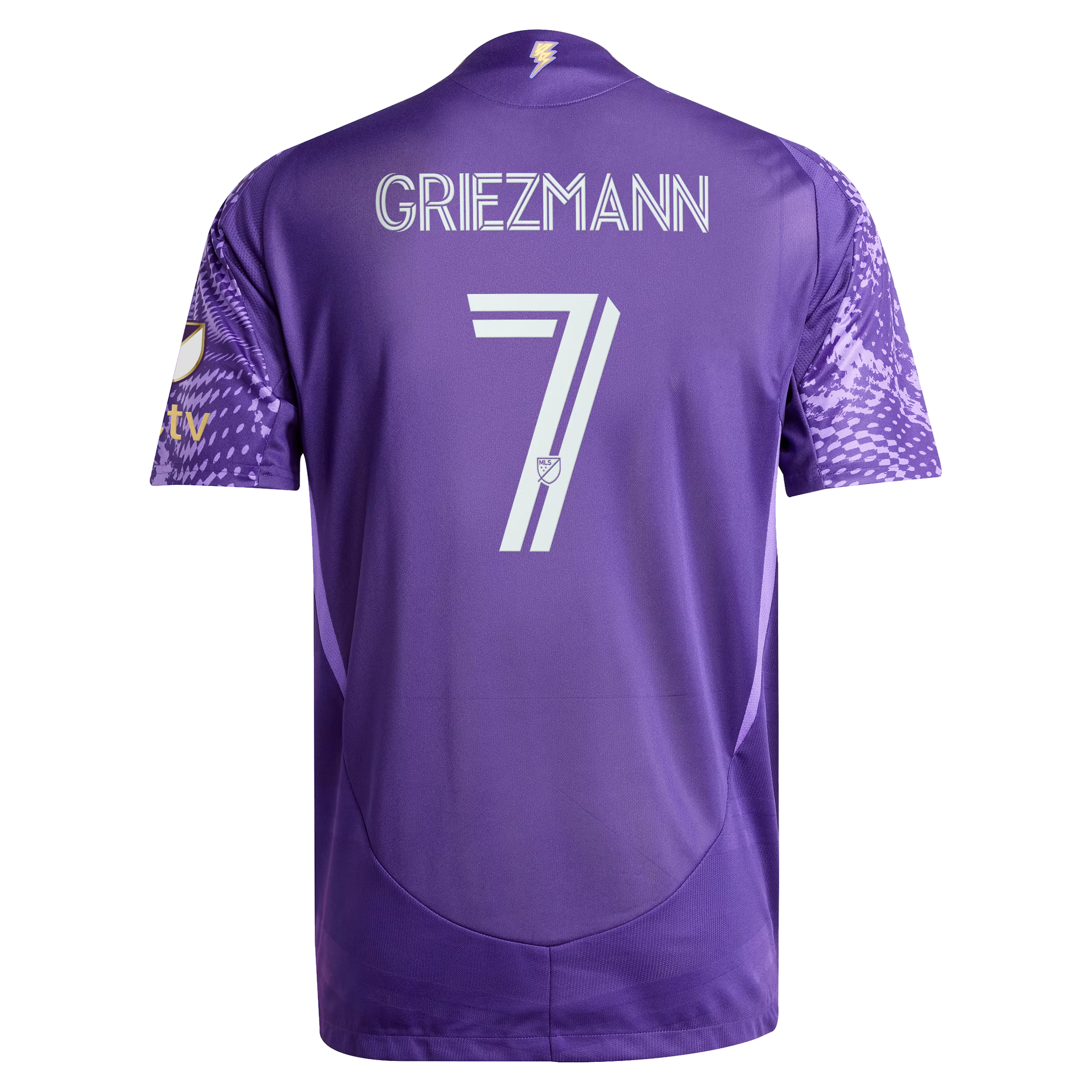 adidas Antoine Griezmann #7 Orlando City SC 2025 Perfect Storm Jersey - Purple - Jersey Teams World