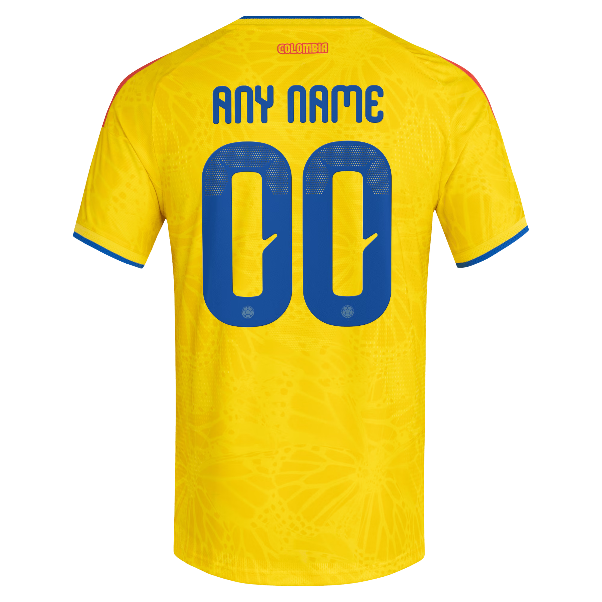 adidas Colombia National Team 2026 Home Player Edition Custom Jersey – Vibrant Yellow