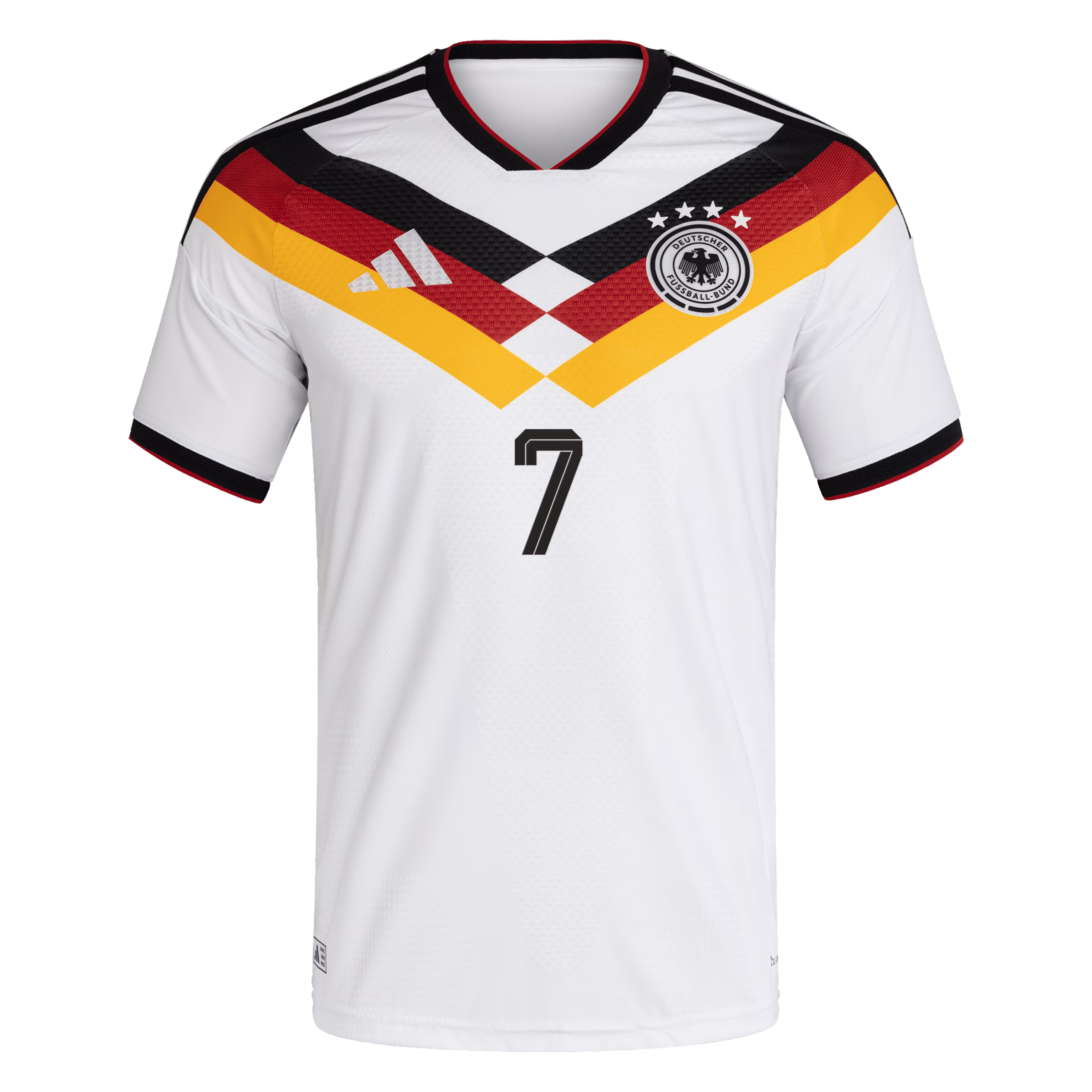 adidas Germany National Team 2026 Home Player Edition Jersey – Kai Havertz #7 – White/Black/Gold