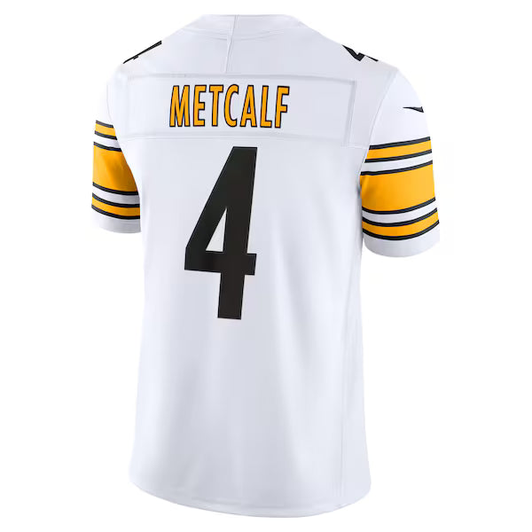 DK Metcalf Pittsburgh Steelers Nike Vapor F.U.S.E. Stitched Limited Jersey - White