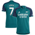 Bukayo Saka Arsenal adidas 2023/24 Third Player Jersey - Green - Jersey Teams World