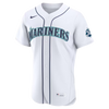 Cal Raleigh Seattle Mariners Nike Home 50th Season Authentic Jersey - White