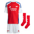 Arsenal adidas Home Minikit 2024-25 Kids Custom Jersey - Red