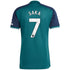 Bukayo Saka Arsenal adidas 2023/24 Third Player Jersey - Green - Jersey Teams World