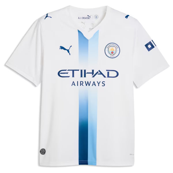 Manchester City Puma 2026/27 Third Replica Custom Jersey - White