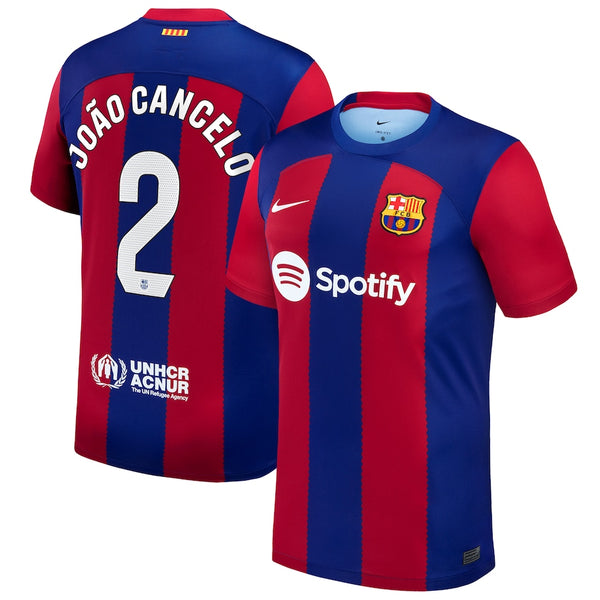Joao Cancelo Barcelona Nike 2023/24 Home Stadium Player Jersey - Royal