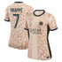 Kylian Mbappe Paris Saint-Germain Jordan Brand Women's 2023/24 Fourth Stadium  Player Jersey – Tan