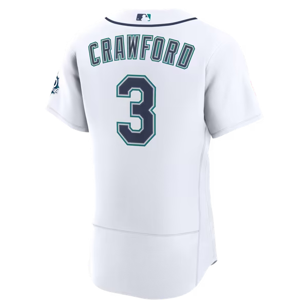 J.P. Crawford Seattle Mariners Nike Home 50th Season Authentic Jersey - White
