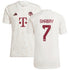 Serge Gnabry Bayern Munich adidas 2023/24 Third Jersey - White