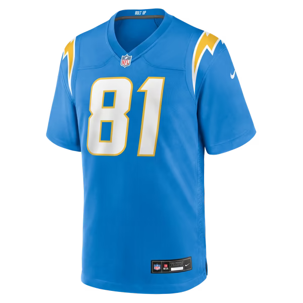 Patrick Herbert Los Angeles Chargers Nike Team Game Jersey - Powder Blue