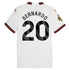 Bernardo Silva Manchester City Puma 2023/24 Away  Jersey - White - Jersey Teams World