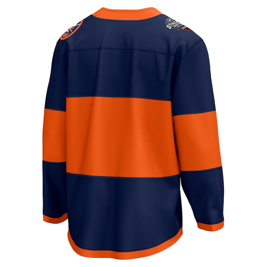 New York Islanders Fanatics Branded 2024 NHL Stadium Series Breakaway Jersey – Navy