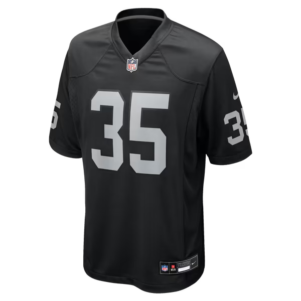 Hezekiah Masses Las Vegas Raiders Nike Team Game Jersey - Black