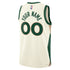 Boston Celtics Nike Unisex 2023/24 Custom Swingman Jersey - White - City Edition - Jersey Teams World