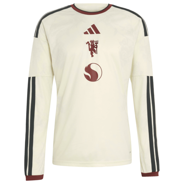 Mason Mount Manchester United adidas 2026/27 Third Replica Long Sleeve Jersey - Cream