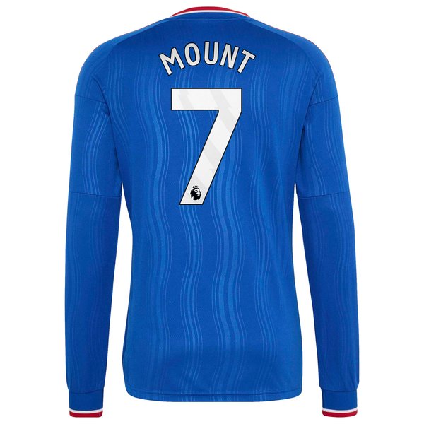 Mason Mount Manchester United adidas 2026/27 Away Replica Long Sleeve Jersey - Royal