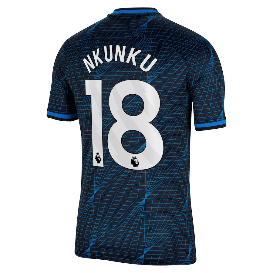 Christopher Nkunku Chelsea Nike 2023/24 Away Stadium  Player Jersey - Navy - Jersey Teams World