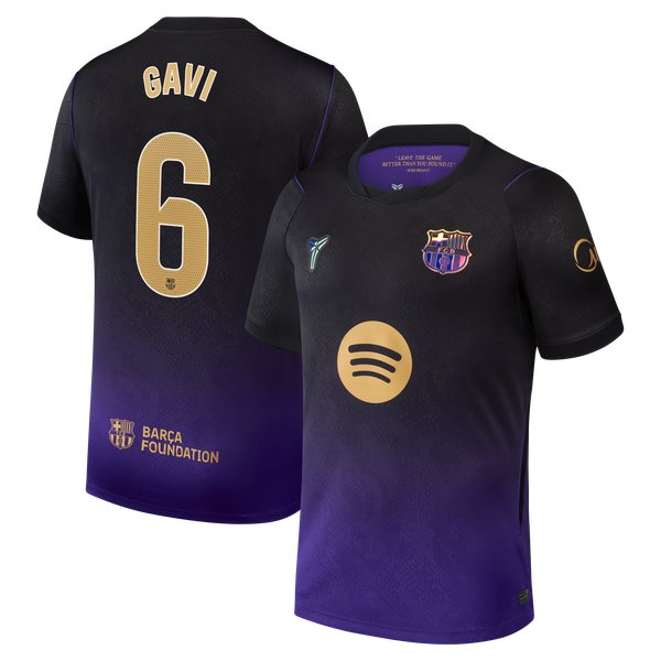 Gavi Barcelona Nike 2026/27 Away Stadium Replica Jersey - Purple