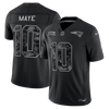 Drake Maye New England Patriots Nike 2026 Salute to Service Stitched Limited Jersey - Black