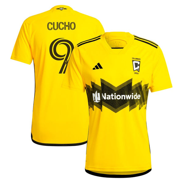 Cucho Hernández Columbus Crew adidas 2024 The Home Kit  Player Jersey - Yellow