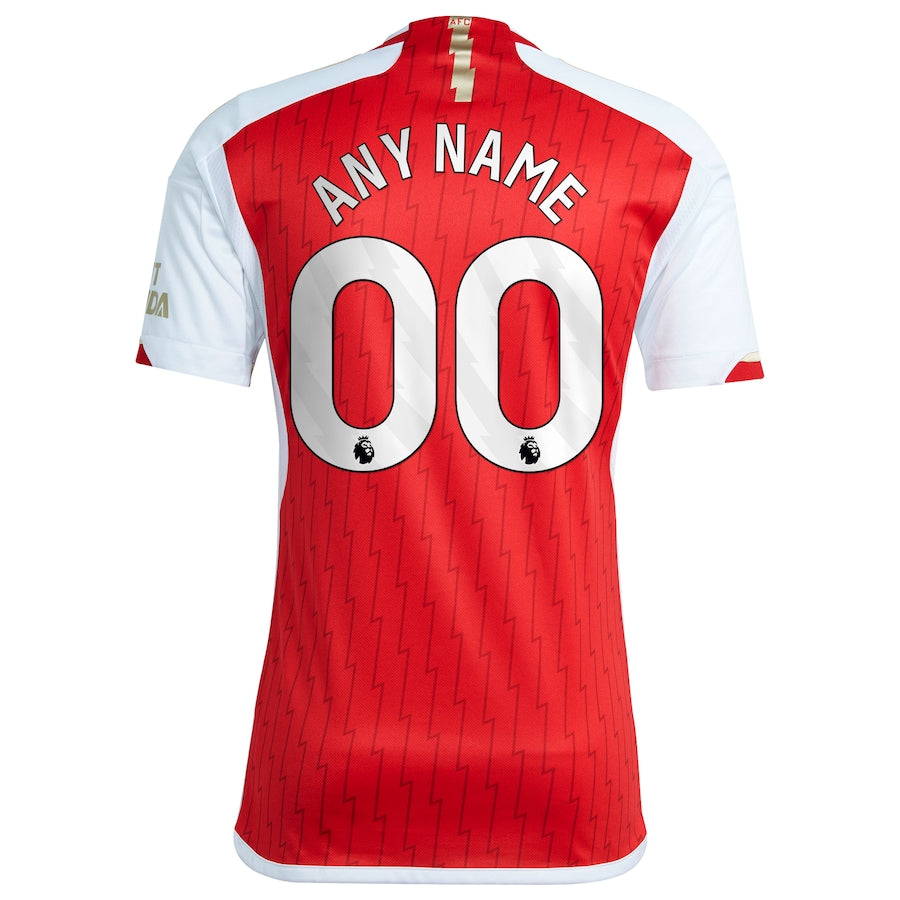 Arsenal adidas 2023/24 Home Custom Jersey - Red - Jersey Teams World