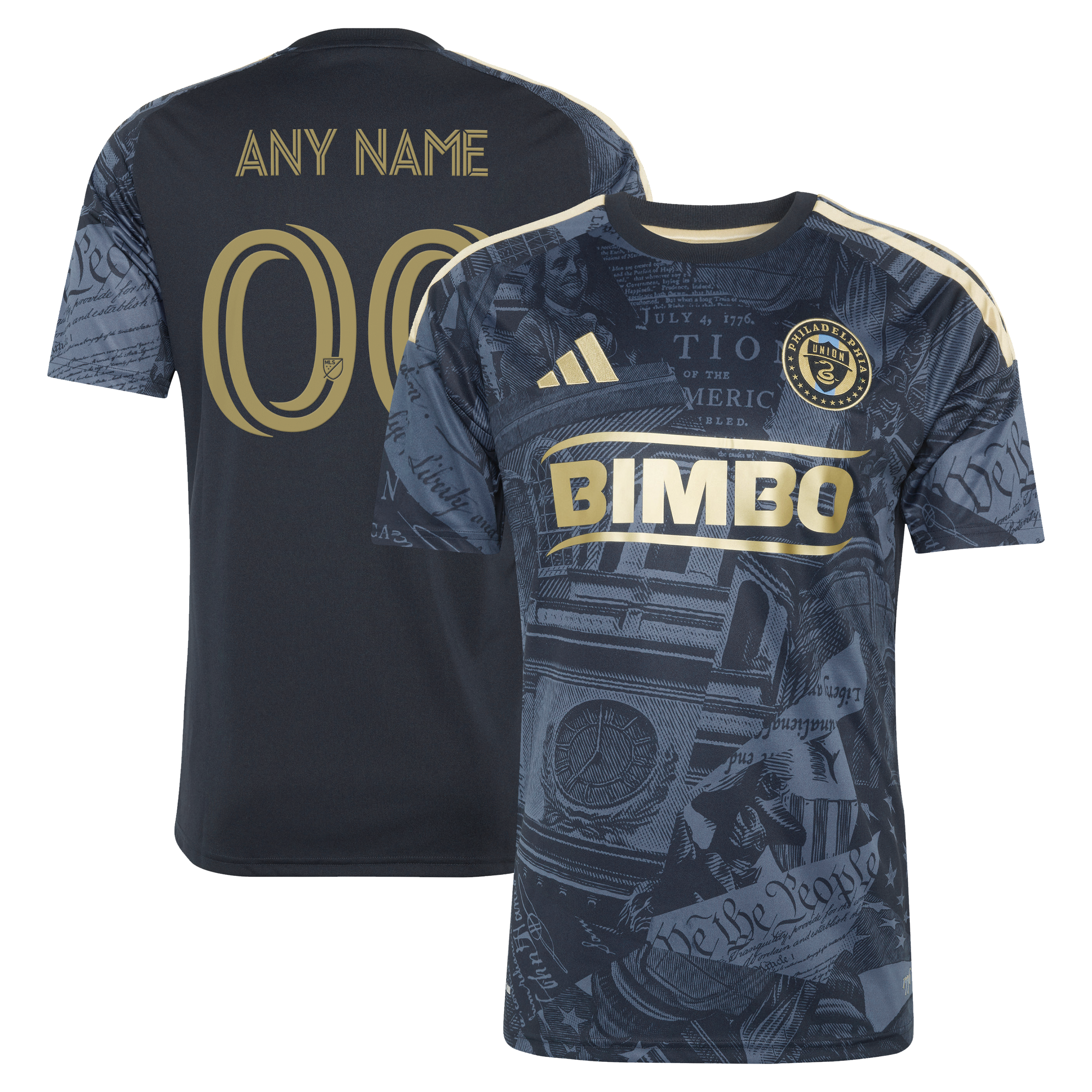 Philadelphia Union adidas 2026 Archive Replica Custom Jersey - Tan
