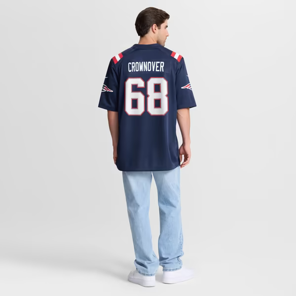 Dametrious Crownover New England Patriots Nike Team Game Jersey - Navy