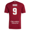 Daryl Dike Orlando City SC adidas 2026 Archive Replica Jersey - Red