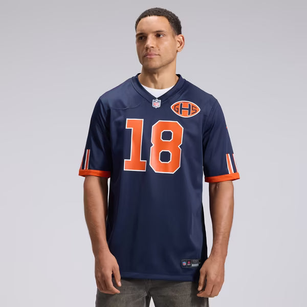 Caleb Williams Chicago Bears Nike 2026 Rivalries Collection Game Jersey - Navy