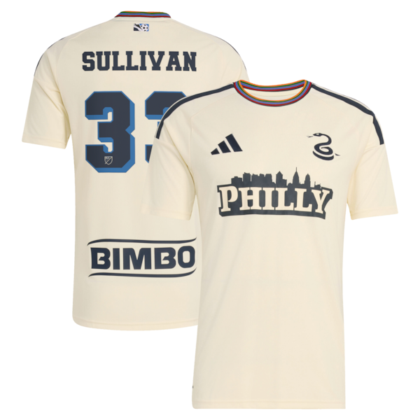 Quinn Sullivan Philadelphia Union adidas 2026 Archive Replica Jersey - Tan