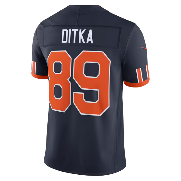 Mike Ditka Chicago Bears Nike 2026 Rivalries Collection Game Jersey - Navy