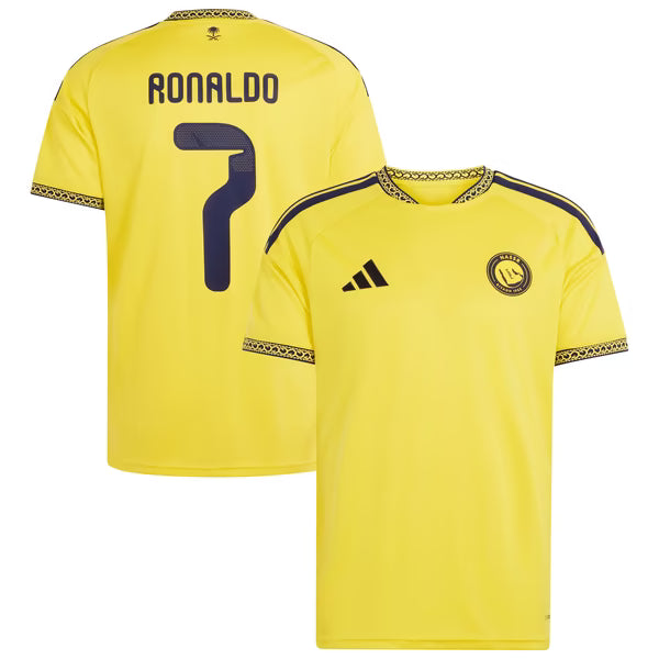 Cristiano Ronaldo Al-Nassr FC adidas 2026/27 Home Replica Jersey - Yellow