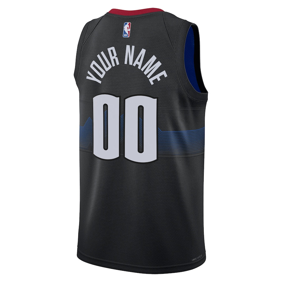 Denver Nuggets Nike Unisex 2023/24 Custom Swingman Jersey - Black - City Edition - Jersey Teams World