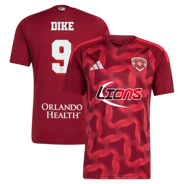 Daryl Dike Orlando City SC adidas 2026 Archive Replica Jersey - Red