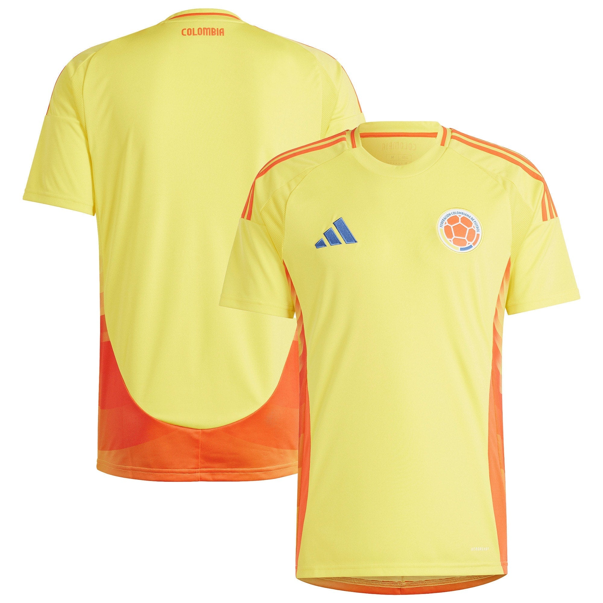 Colombia adidas Home Shirt 2024 Custom Jersey - Orange