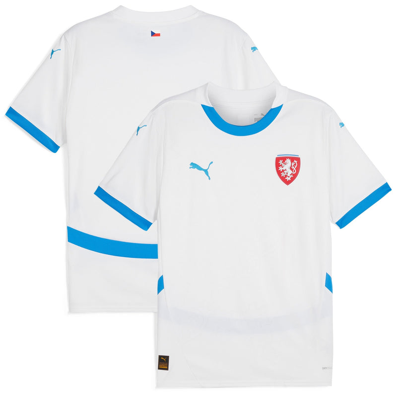 Czech Republic PUMA Away Shirt 2024 Custom Jersey - White