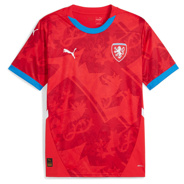 Czech Republic Puma Home Shirt 2024 Custom Jersey - Red