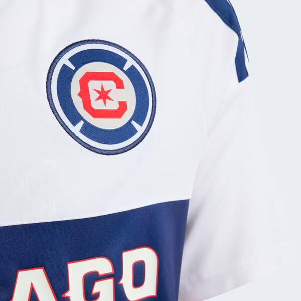 Chicago Fire adidas Youth 2026 Archive Replica Jersey - White