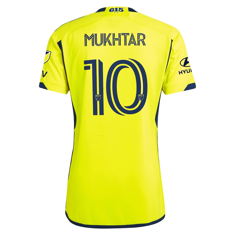 Hany Mukhtar Nashville SC adidas 2024 The 615 Kit Authentic Player Jersey - Yellow - Jersey Teams World
