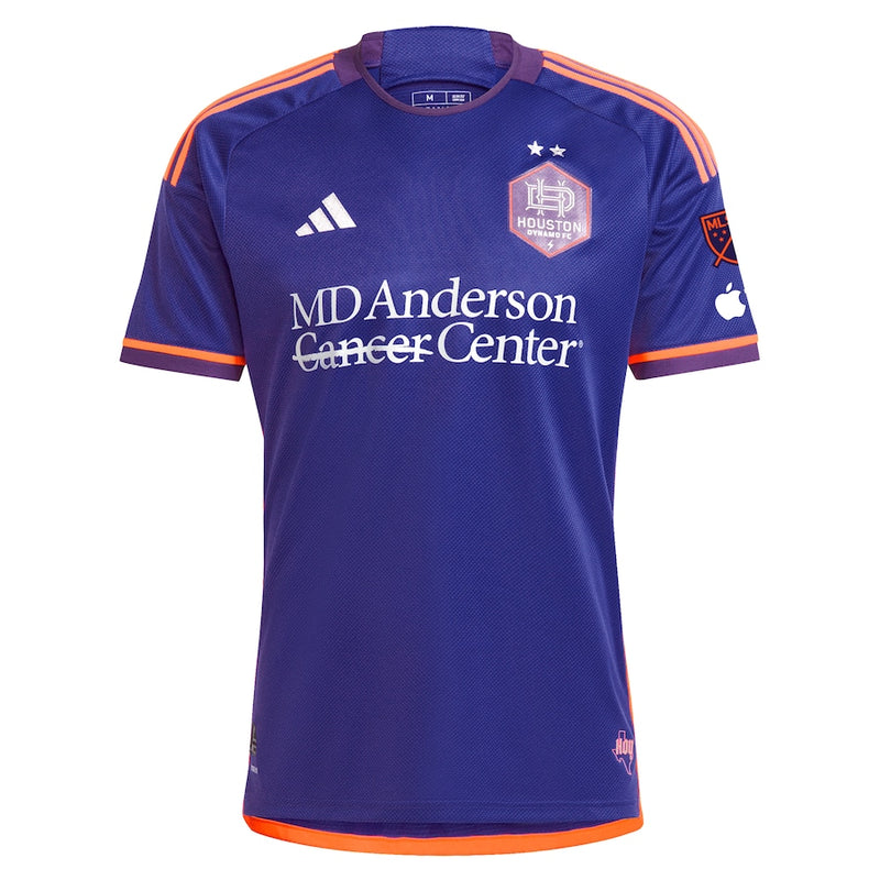 Houston Dynamo FC adidas 2024 Still Holdin' Authentic Custom Jersey – Purple