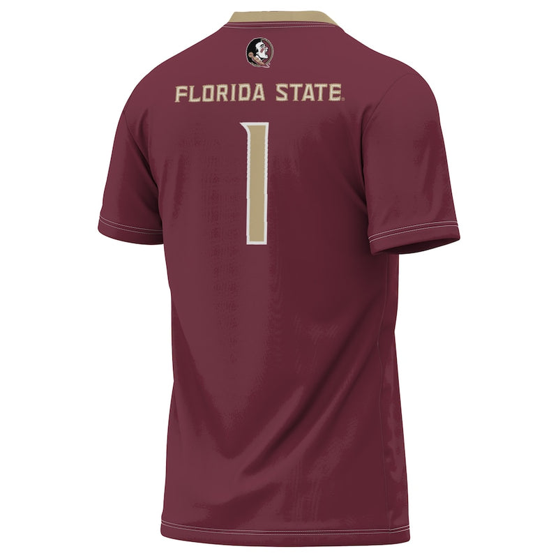 Florida State Seminoles GameDay Greats 2023 NCAA Soccer National Champions Four-Star Fashion Jersey – Garnet