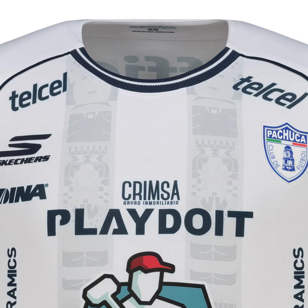 C.F. Pachuca 2026/27 Away Authentic Jersey - White