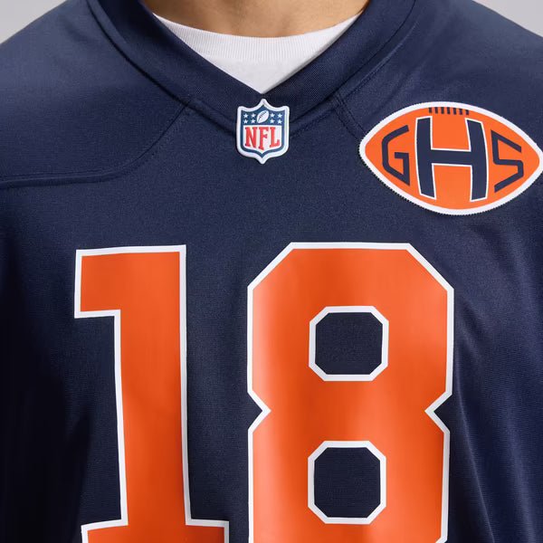 Caleb Williams Chicago Bears Nike 2026 Rivalries Collection Game Jersey - Navy