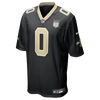 Jordyn Tyson New Orleans Saints Nike 60th Season Patch Game Jersey - Black