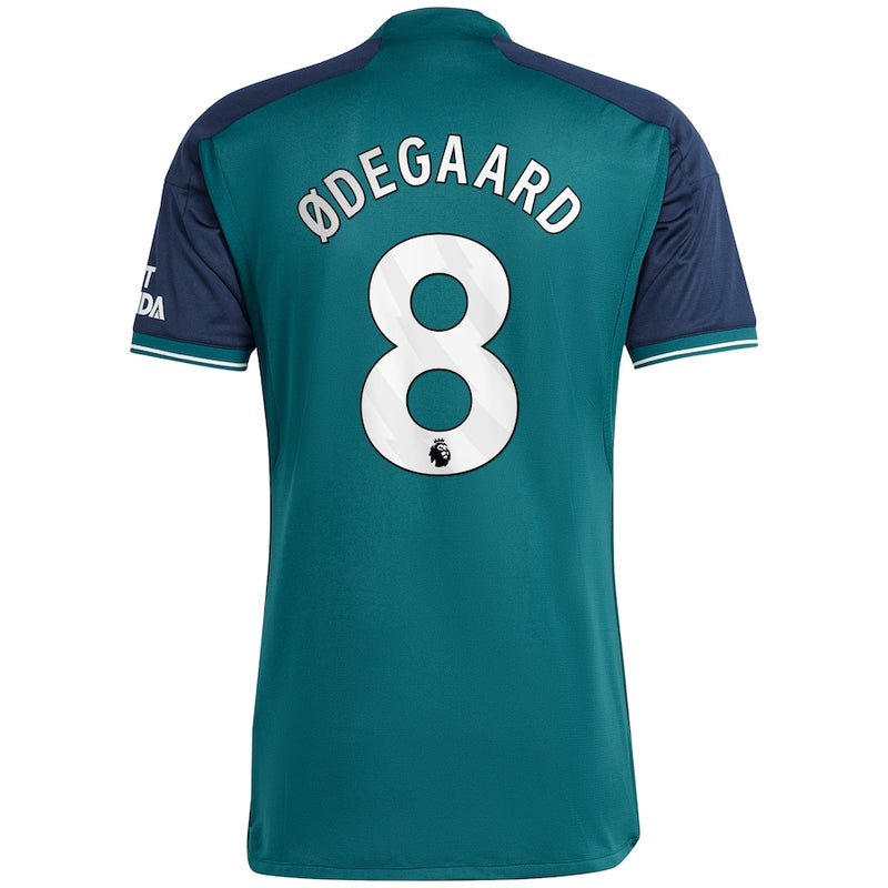 Martin Odegaard Arsenal adidas 2023/24 Third  Player Jersey - Green