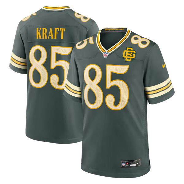 Tucker Kraft Green Bay Packers Nike 2026 Rivalries Collection Game Jersey - Green
