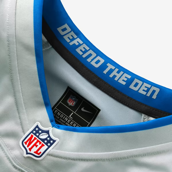 Jack Campbell Detroit Lions Nike 2026 Rivalries Collection Game Jersey - Silver