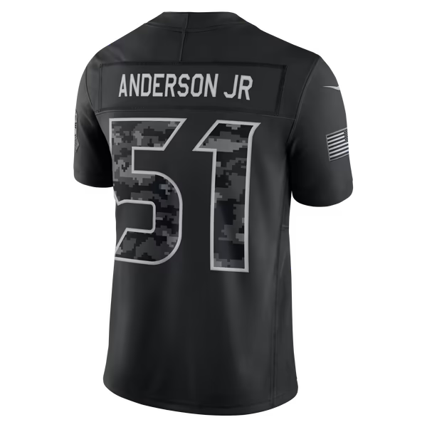 Will Anderson Jr. Houston Texans Nike 2026 Salute to Service Stitched Limited Jersey - Black
