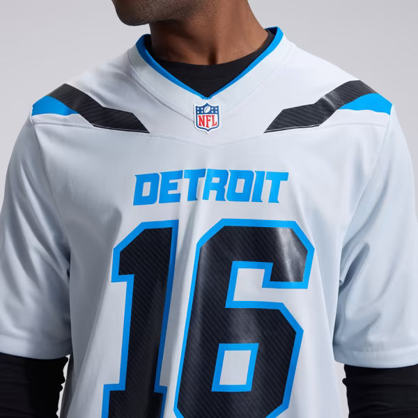 Jared Goff Detroit Lions Nike 2026 Rivalries Collection Game Jersey - Silver