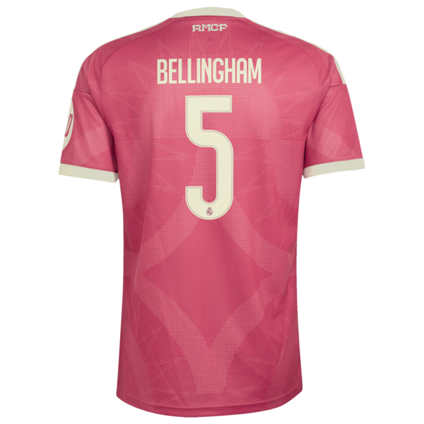 Jude Bellingham Real Madrid adidas 2026/27 Third Replica Jersey - Pink